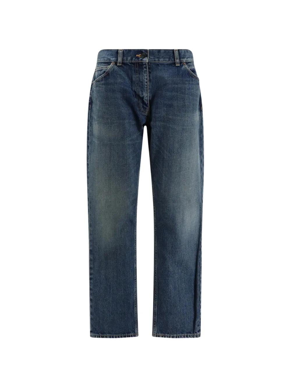 The Row five-pocket straight-leg jeans - Blu