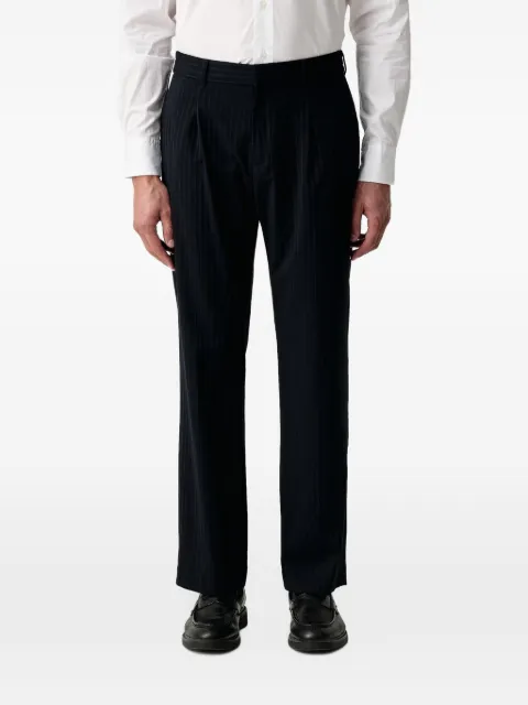 Sisley pinstripe-pattern pleated trousers