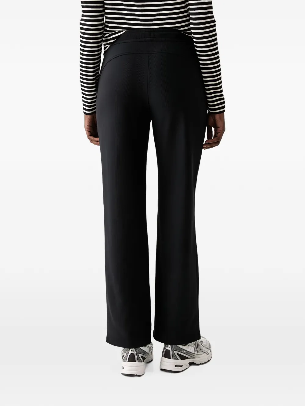 Skechers Go Luxe drawstring ribbed-knit trousers Zwart