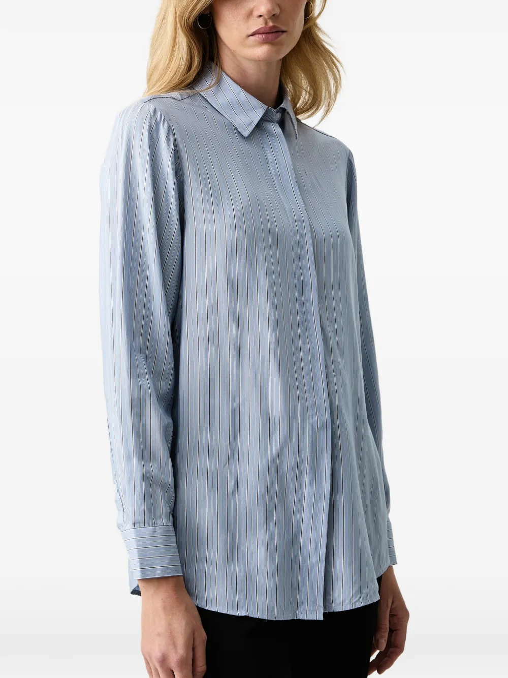 Silvian Heach Gestreept overhemd Blauw