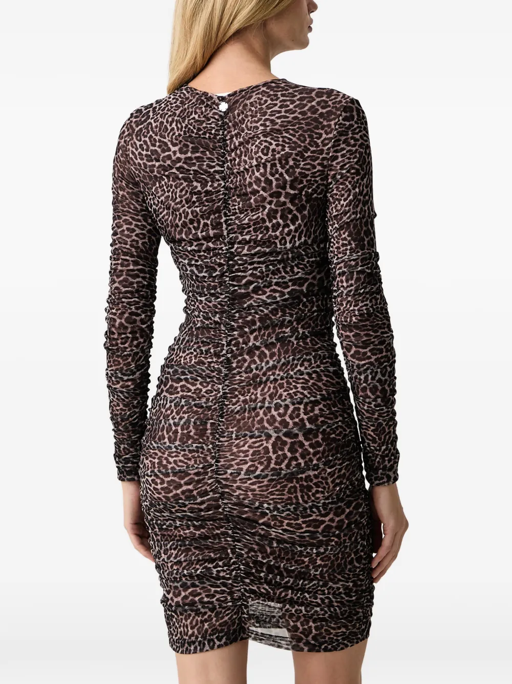 Silvian Heach Mini-jurk met luipaardprint Bruin