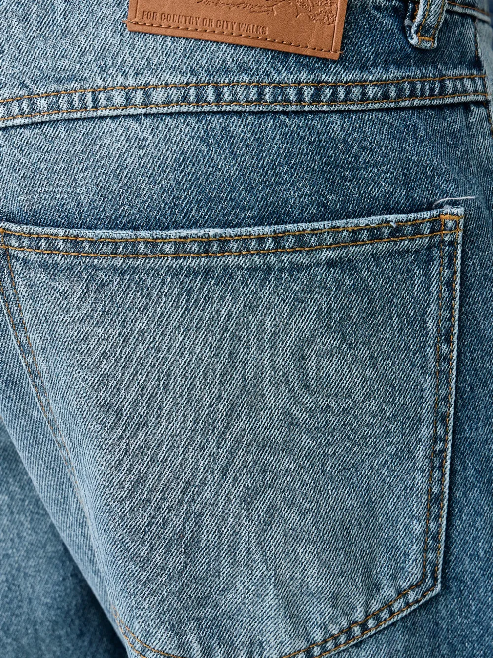 Sisley Straight jeans met vervaagd effect Blauw
