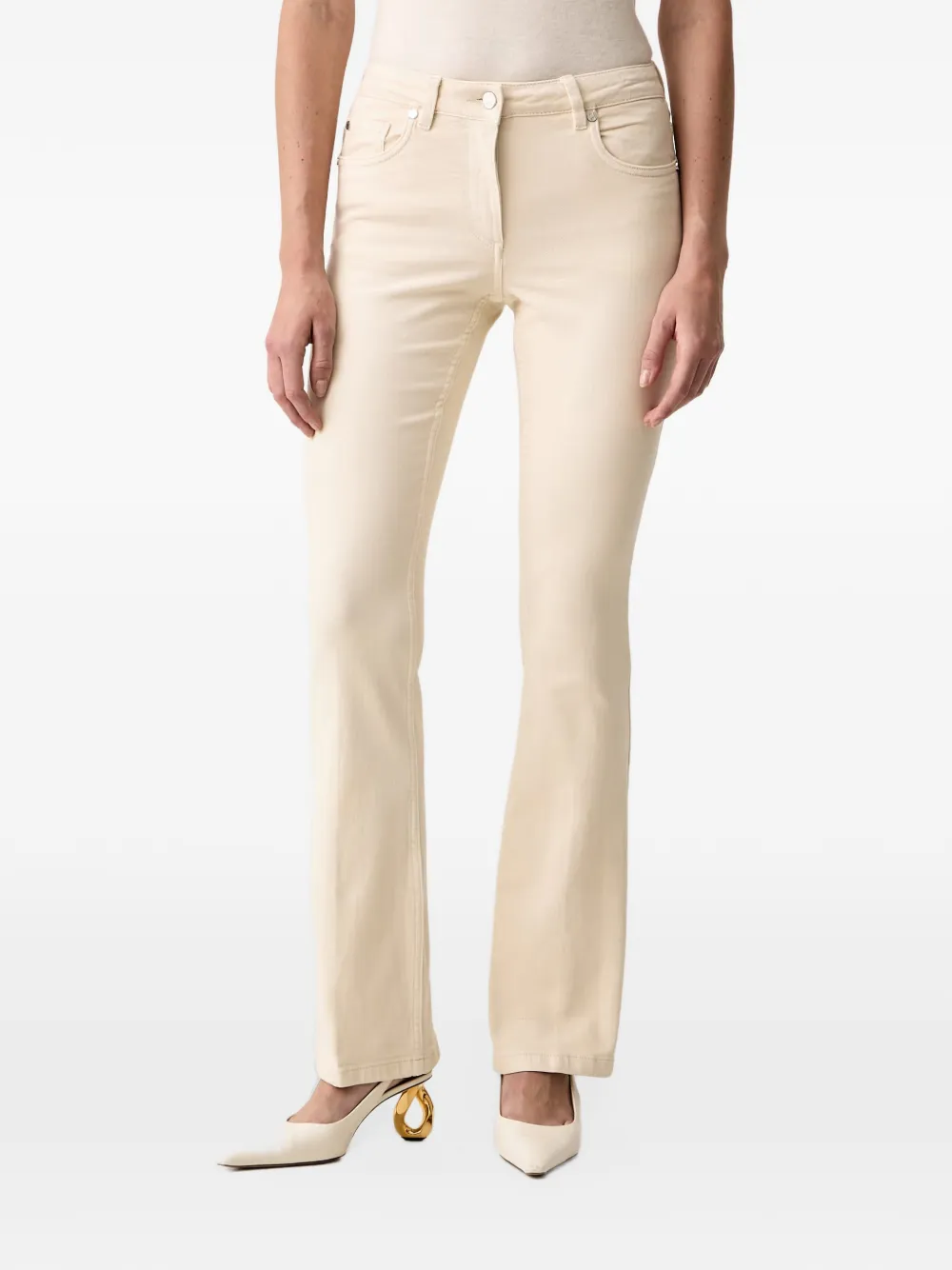 Silvian Heach flared jeans Beige