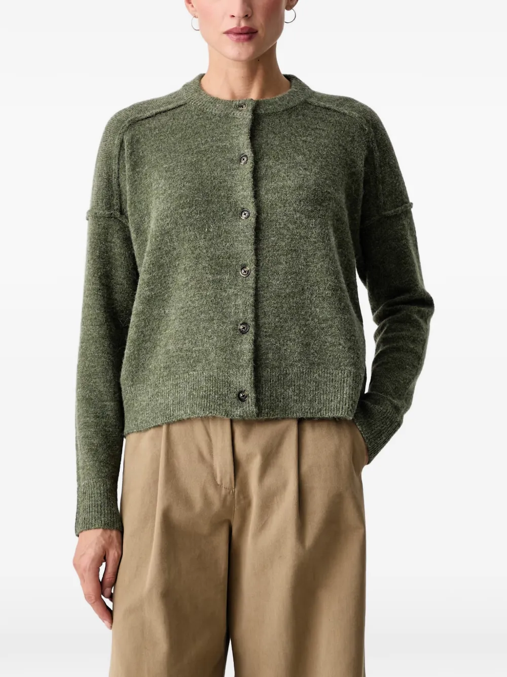 Scotch & Soda drop-shoulder cardigan - Verde