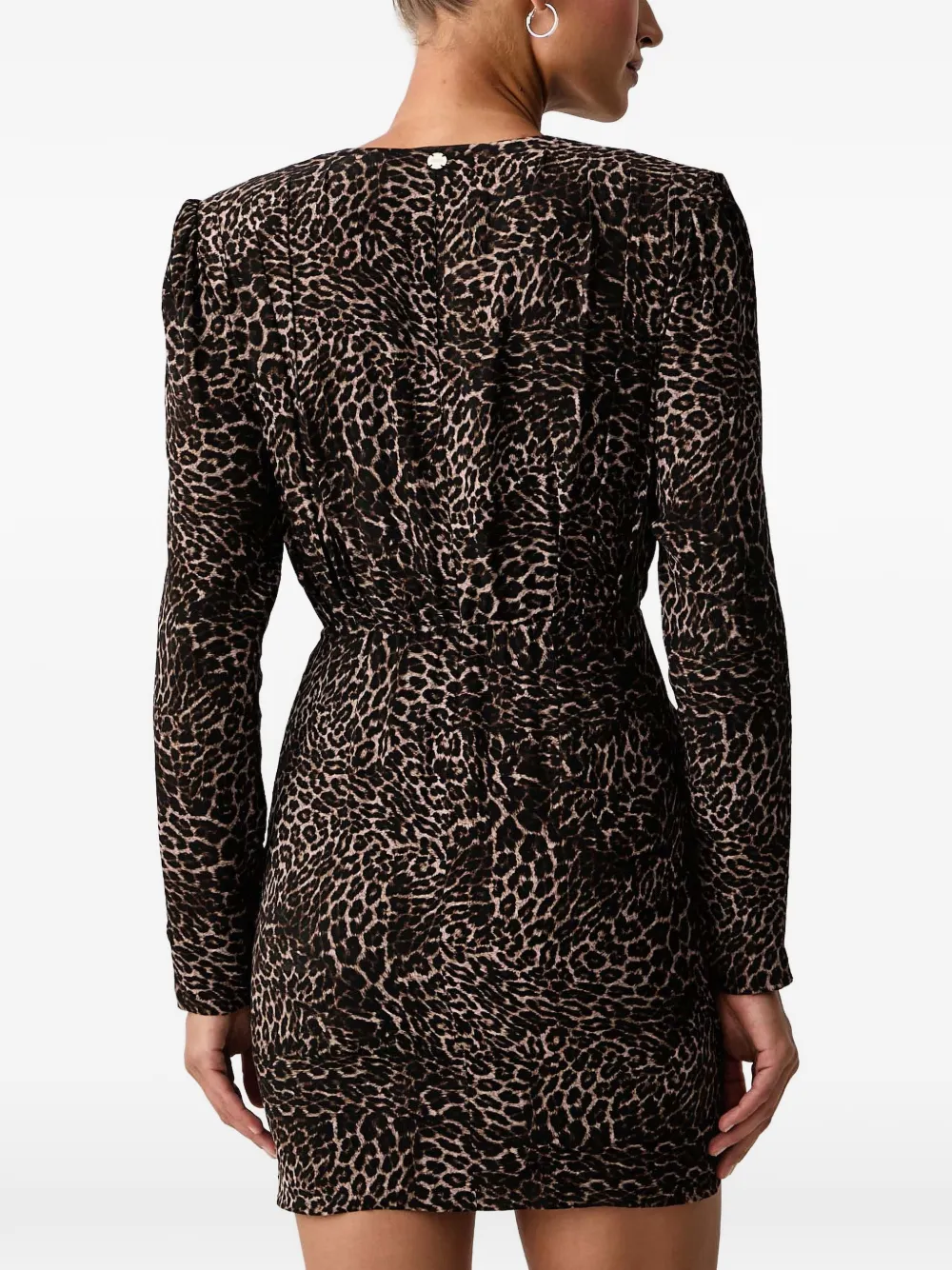 Silvian Heach Mini-jurk met luipaardprint Zwart
