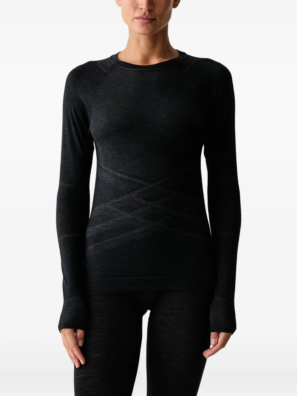 Smartwool raglan-sleeve base layer - Nero