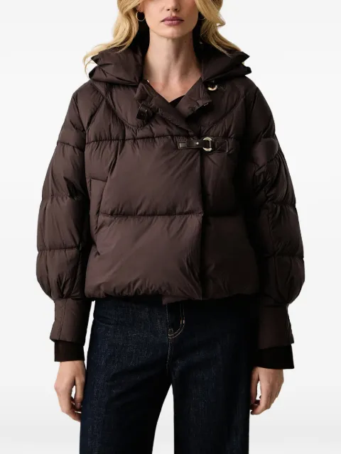 Silvian Heach buckle-fastening puffer jacket