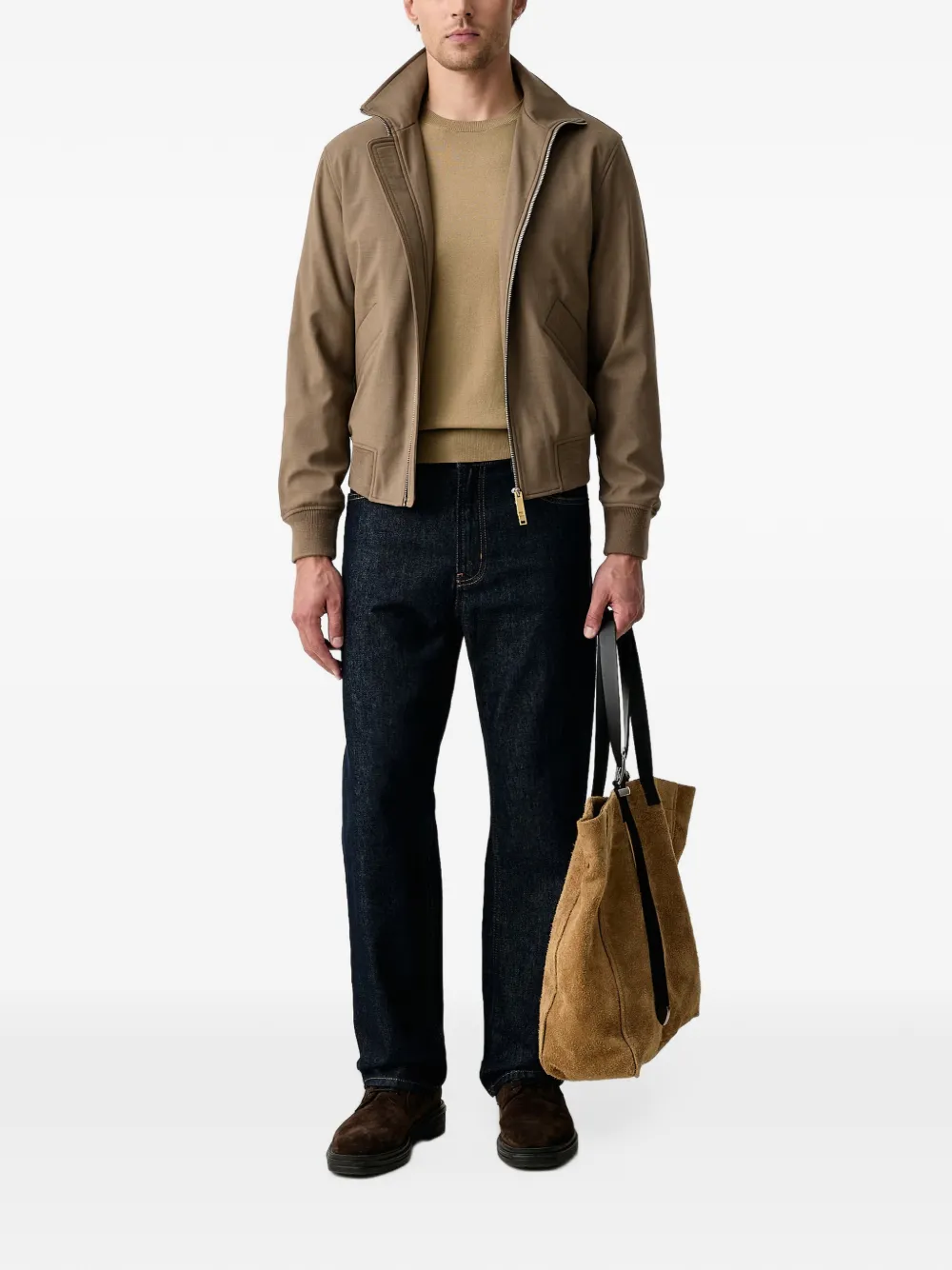 Sisley Jeans met contrasterende stiksels Blauw