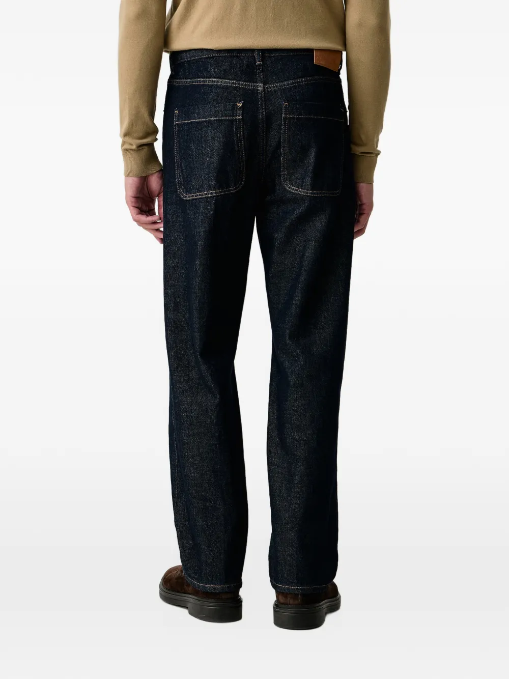 Sisley Jeans met contrasterende stiksels Blauw