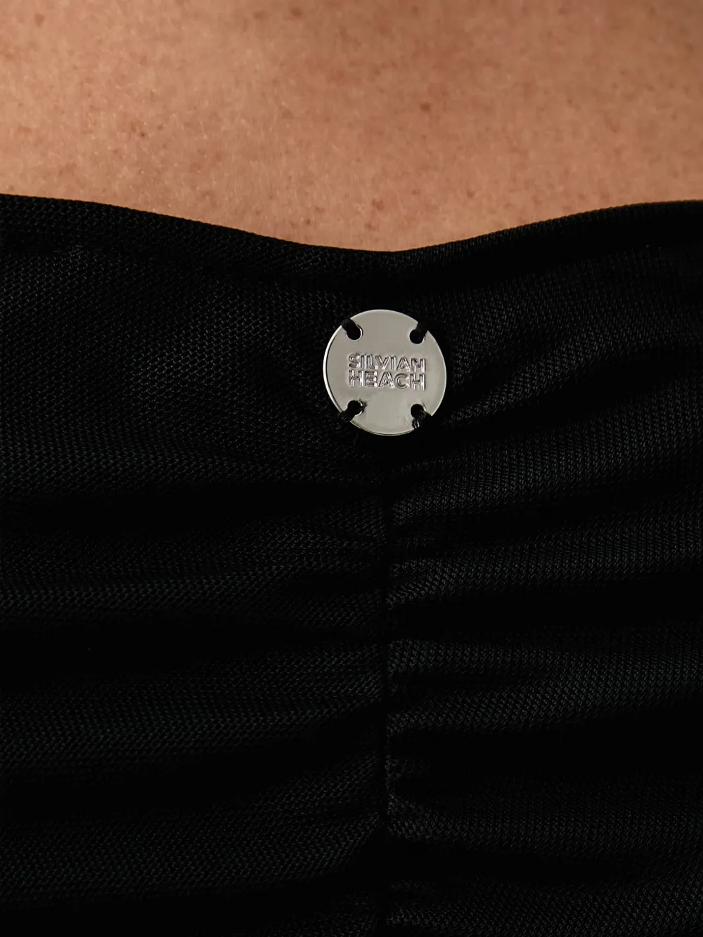 Silvian Heach Mini-jurk met ruches Zwart