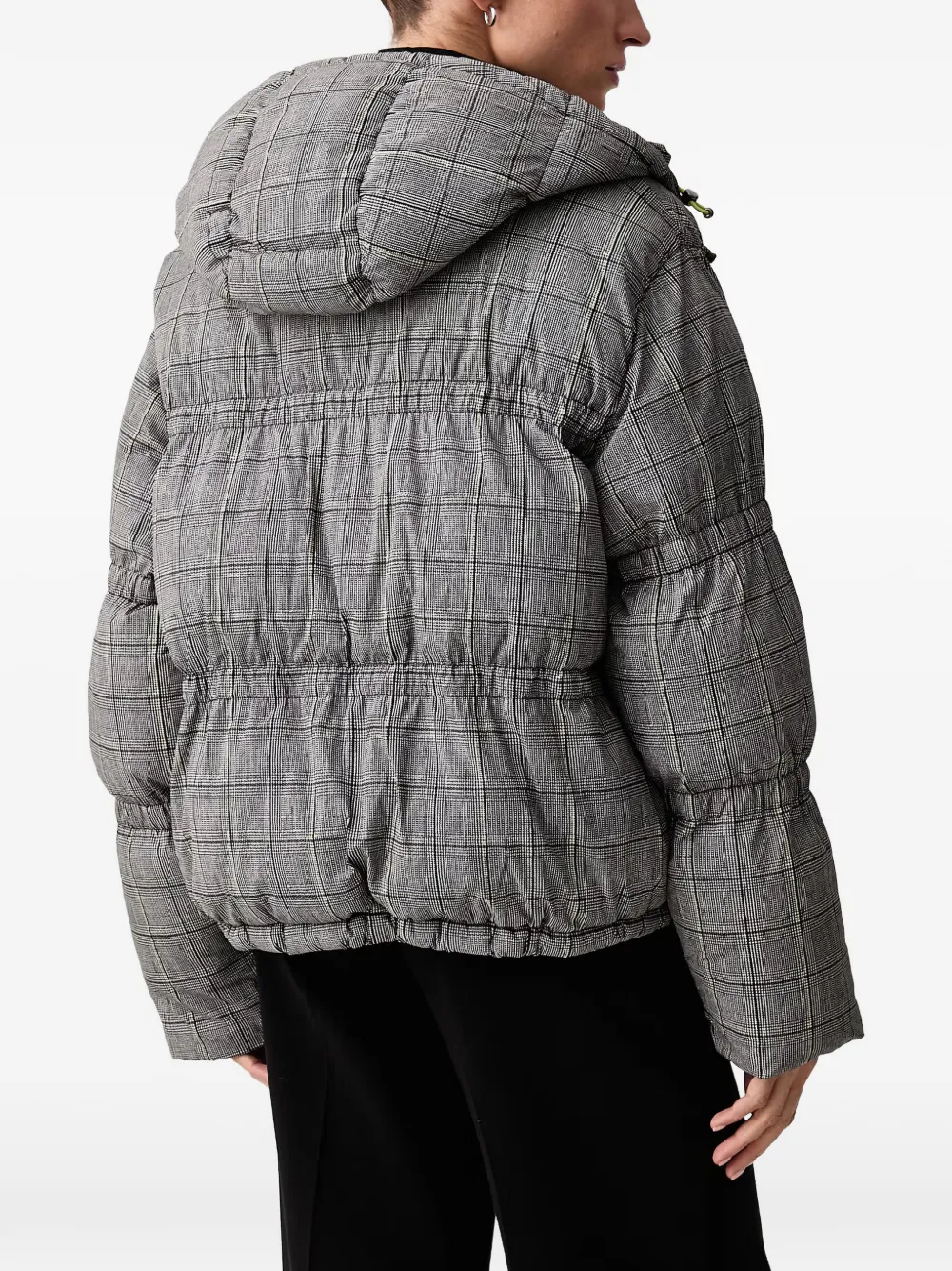 Scotch & Soda Geruit donsjack Grijs