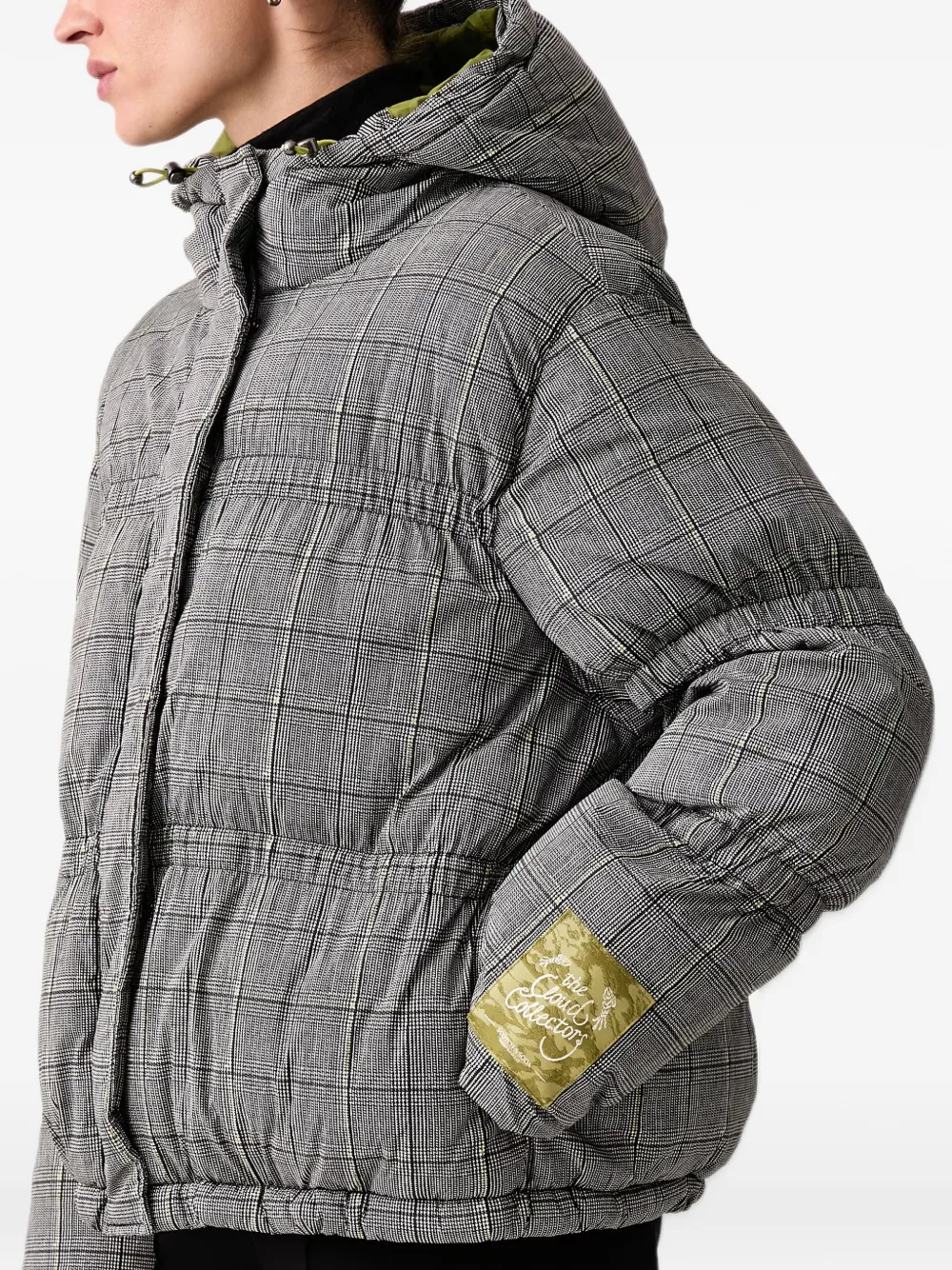 Scotch & Soda Geruit donsjack Grijs