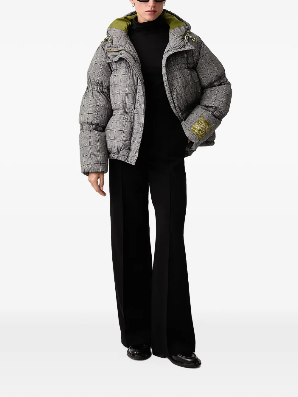 Scotch & Soda Geruit donsjack Grijs