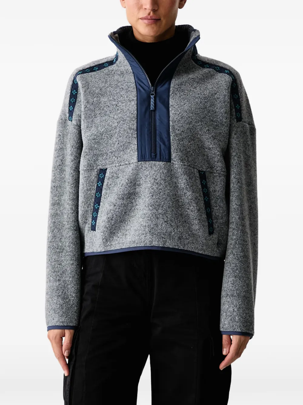 Smartwool quarter-zip fleece sweatshirt - Blu