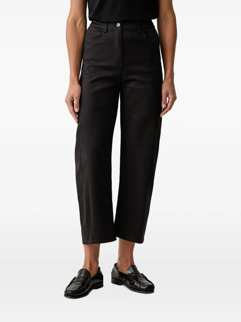 Sisley straight-leg jeans - Nero