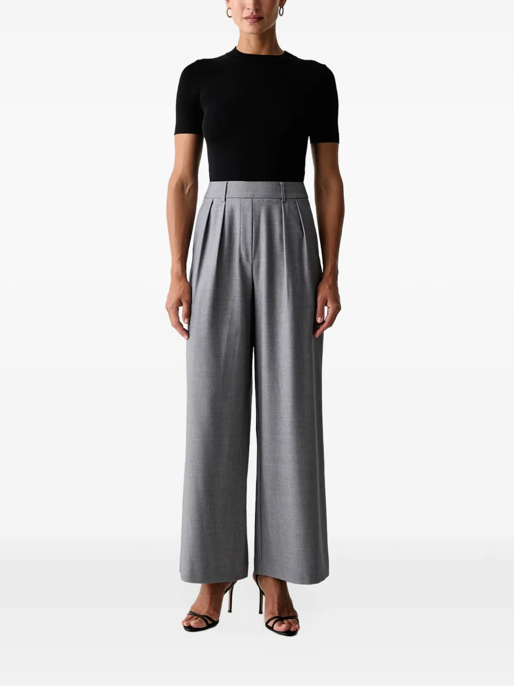 Sisley pleated jumpsuit - Nero