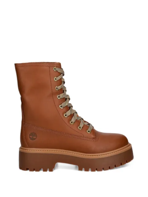 Timberland Mid Stone Street lace-up platform boots