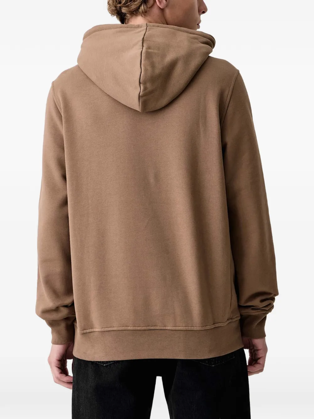 Trussardi Gentle Society logo-appliqué hoodie Bruin