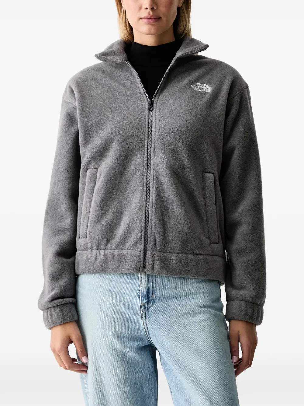 The North Face collared fleece jacket - Grigio