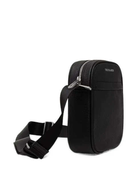 Trussardi small Office logo-lettering cross body bag