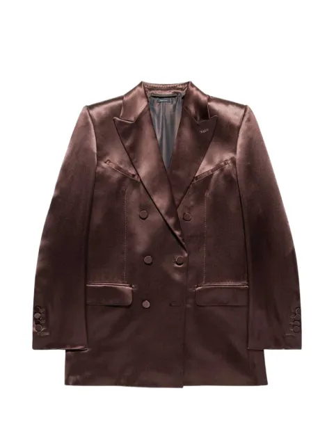 TOM FORD silk satin western jacket