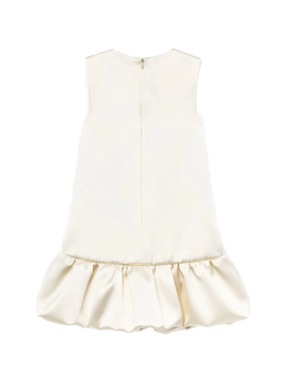 Self-Portrait Kids sequin-embellished bubble-hem midi dress Beige