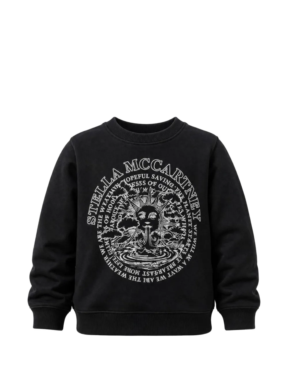 Stella McCartney Kids graphic-print sweatshirt - Nero