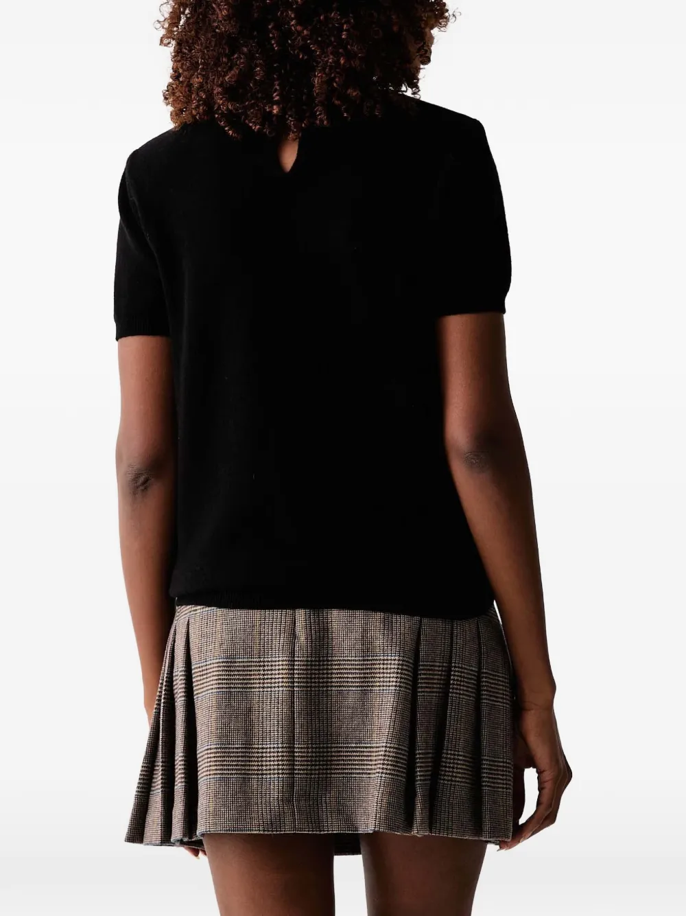 Silvian Heach T-shirt verfraaid met kristallen Zwart