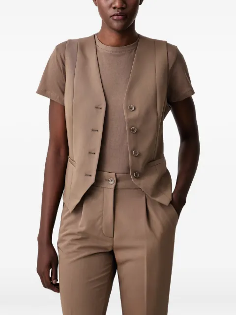 Sisley button-up waistcoat