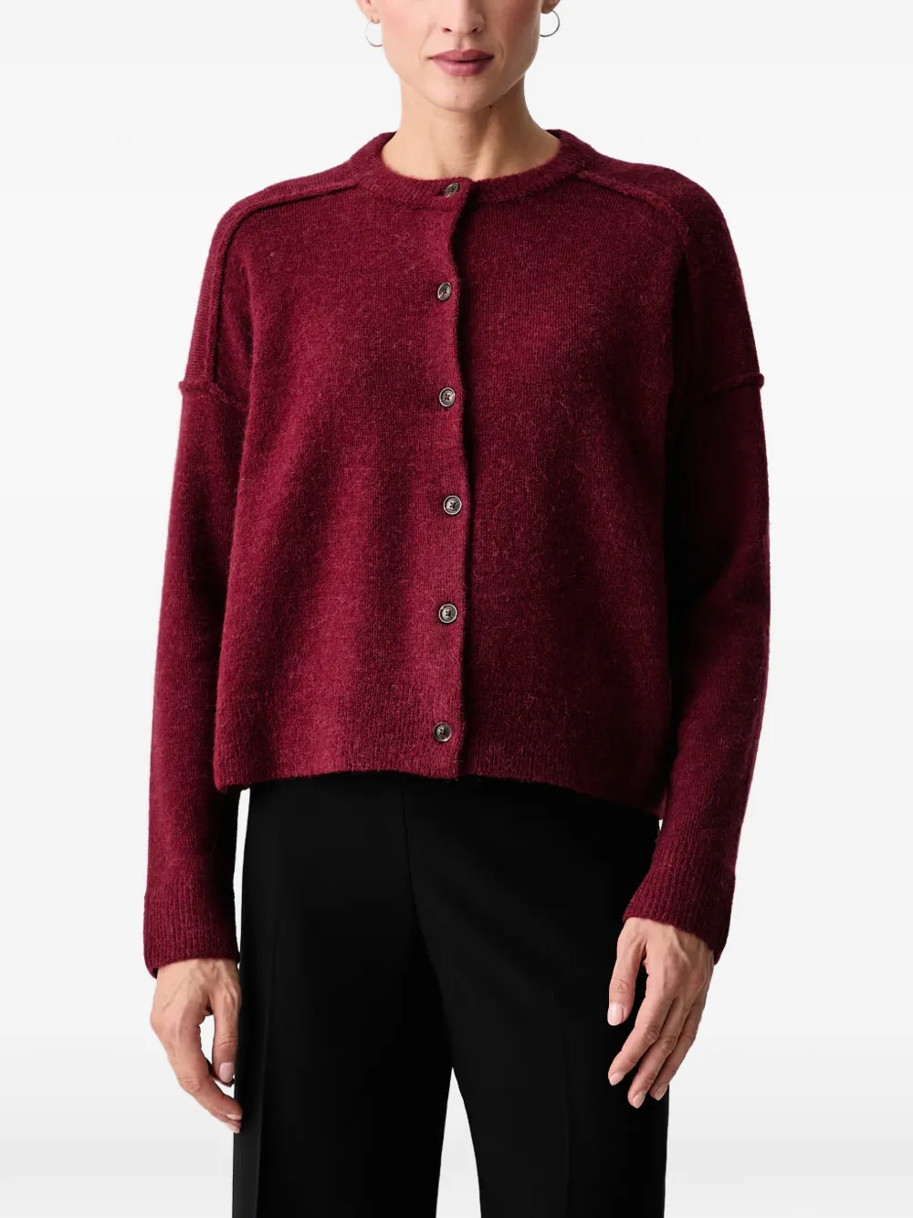 Scotch & Soda drop-shoulder cardigan - Rosso