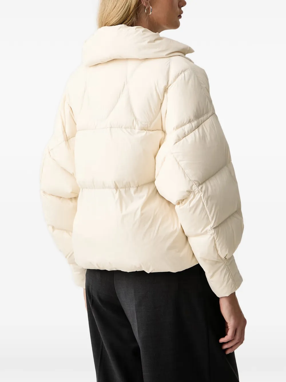 Silvian Heach buckle-fastening puffer jacket Beige