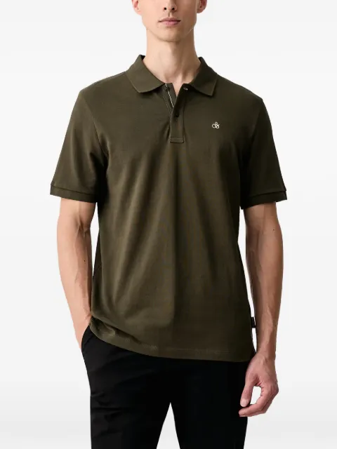Scotch & Soda logo-embroidered polo shirt