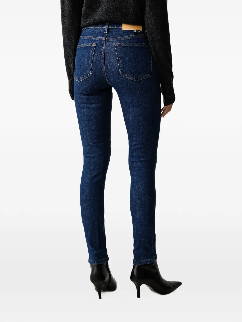 Silvian Heach skinny-fit jeans Blauw