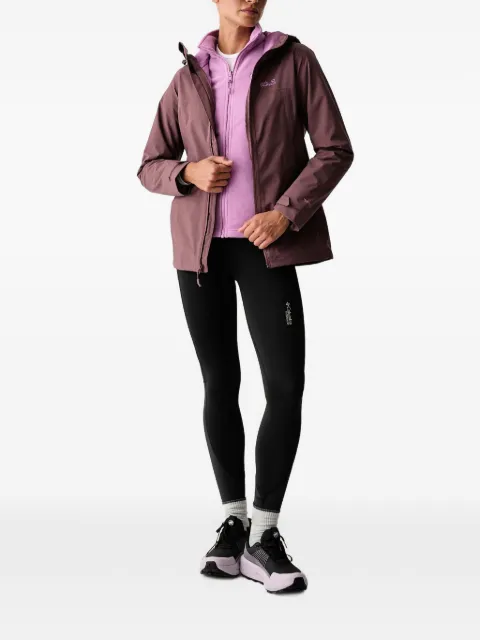 JACK WOLFSKIN Moonrise 2 3in1 logo-detail jacket