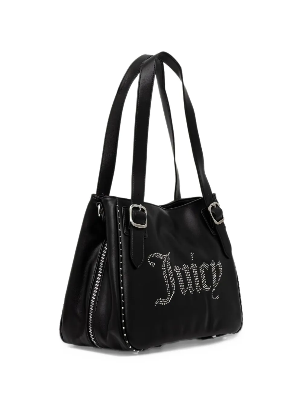 Juicy Couture Kimberly crystal-embellished studded tote bag Zwart