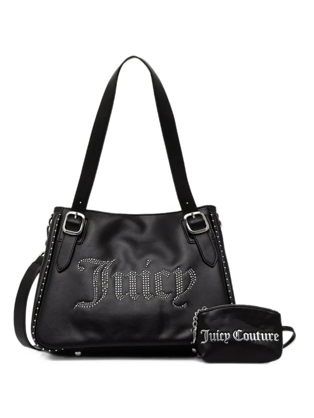 Juicy Couture Kimberly crystal-embellished studded tote bag Zwart