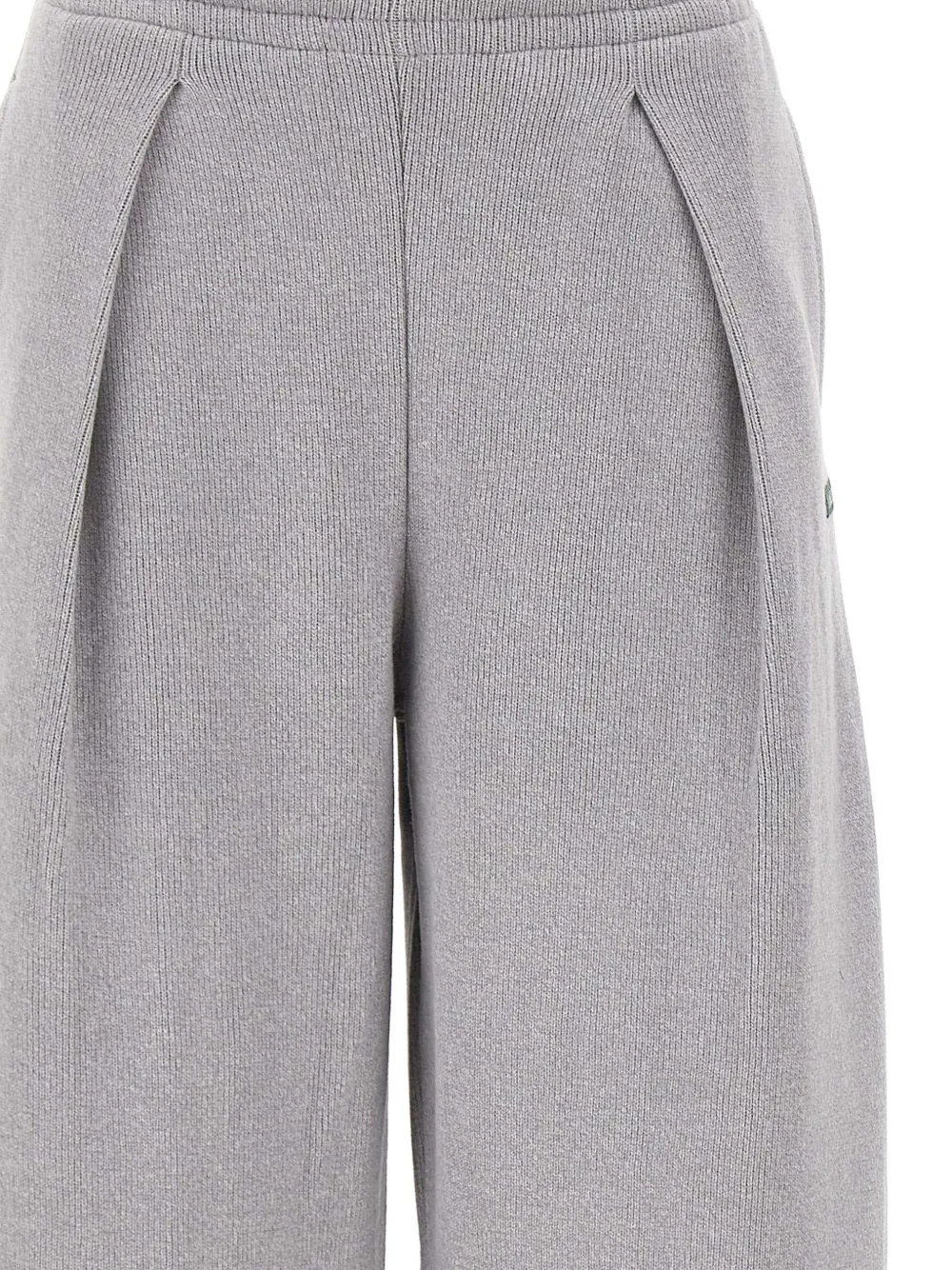 Lacoste flare-fit ribbed sweatpants Grijs