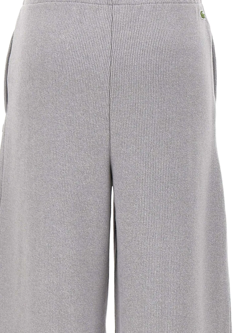 Lacoste flare-fit ribbed sweatpants Grijs