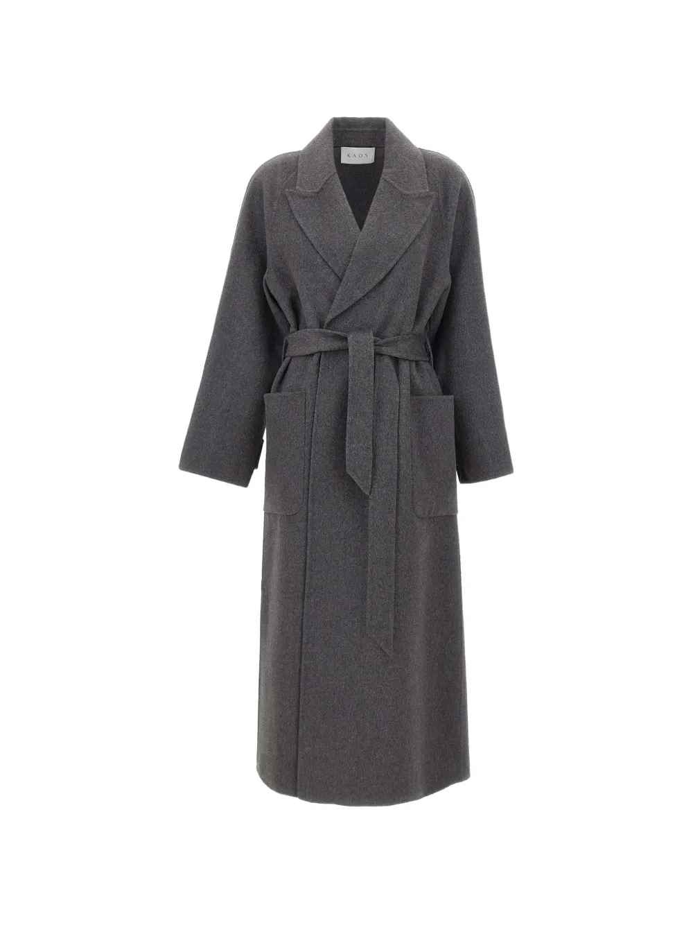 kaos belted lapel coat - Gris kaos belted lapel coat - Gris