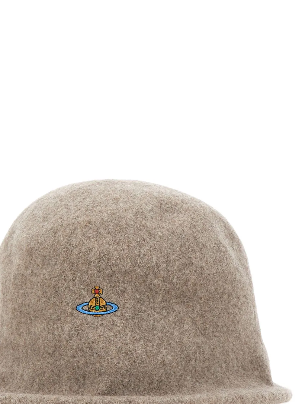 Vivienne Westwood Basque cloche hat Beige