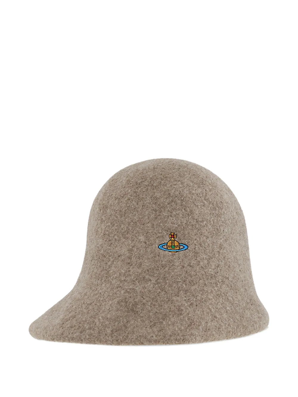 Vivienne Westwood Basque cloche hat Beige