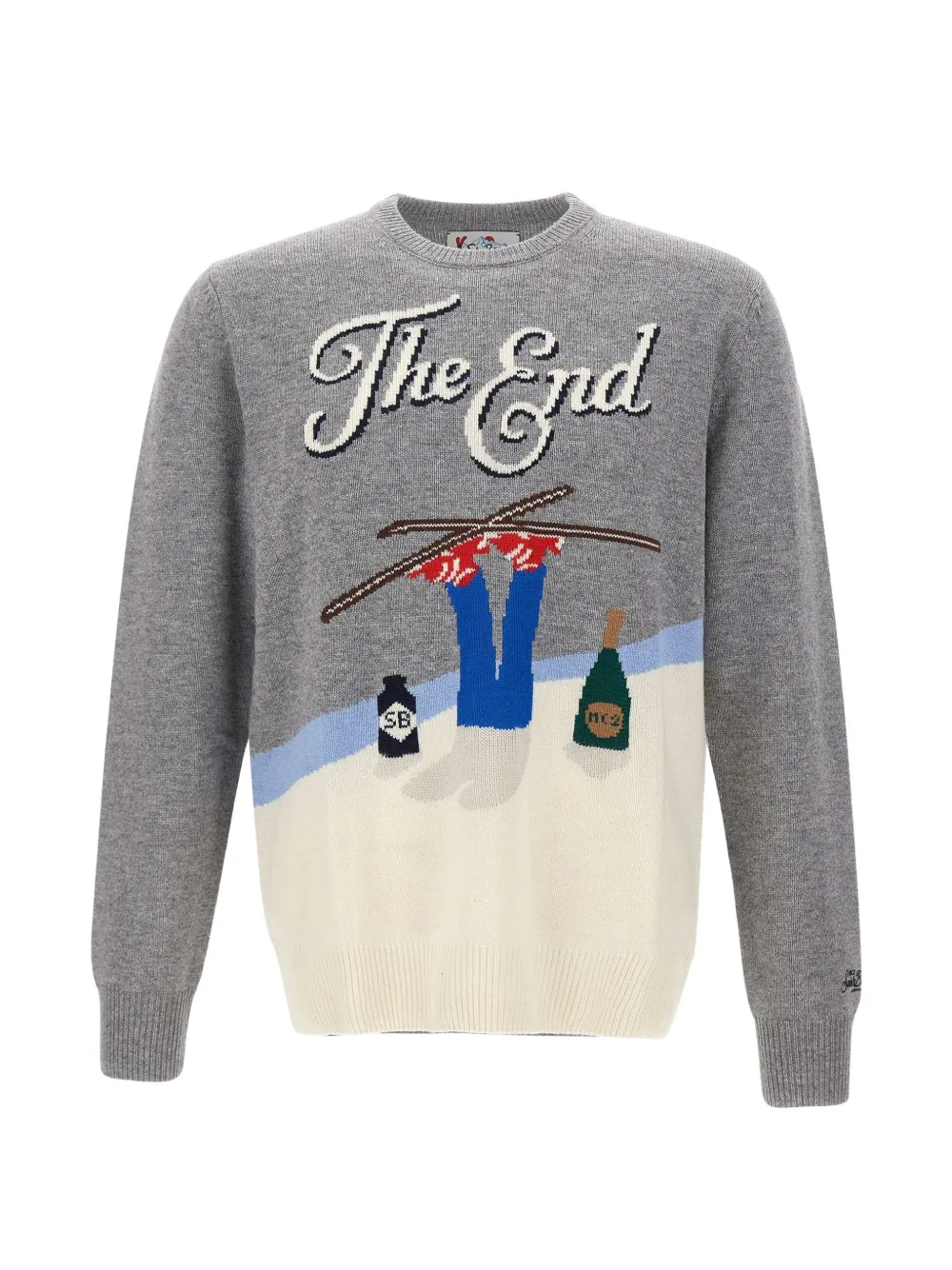 MC2 Saint Barth Heron crewneck sweater Grijs