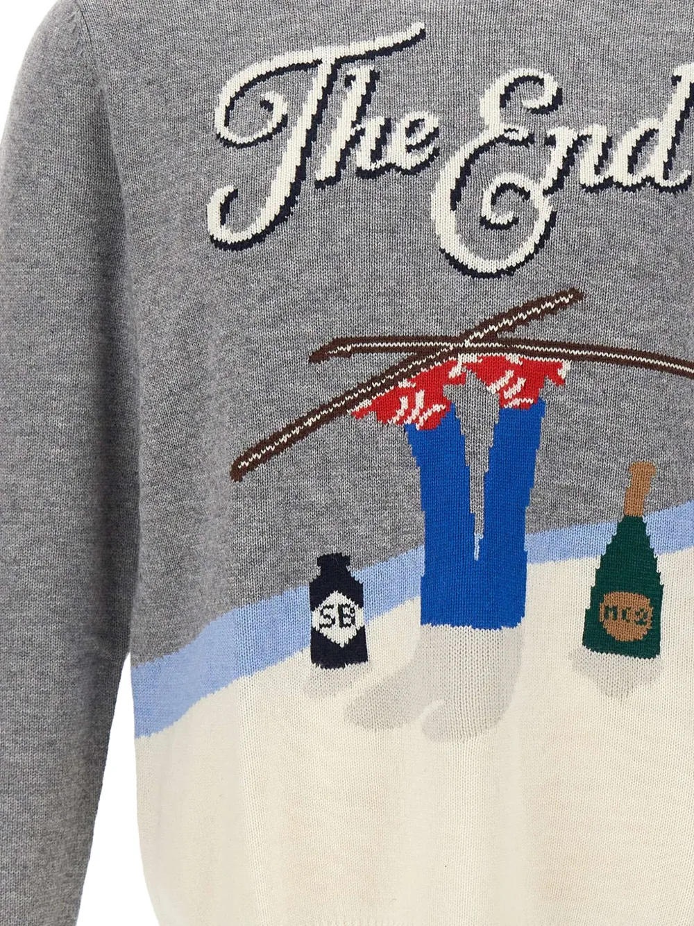 MC2 Saint Barth Heron crewneck sweater Grijs