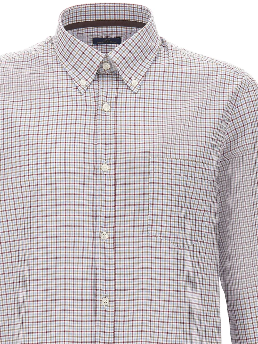 Paul & Shark check-pattern button-down shirt Wit