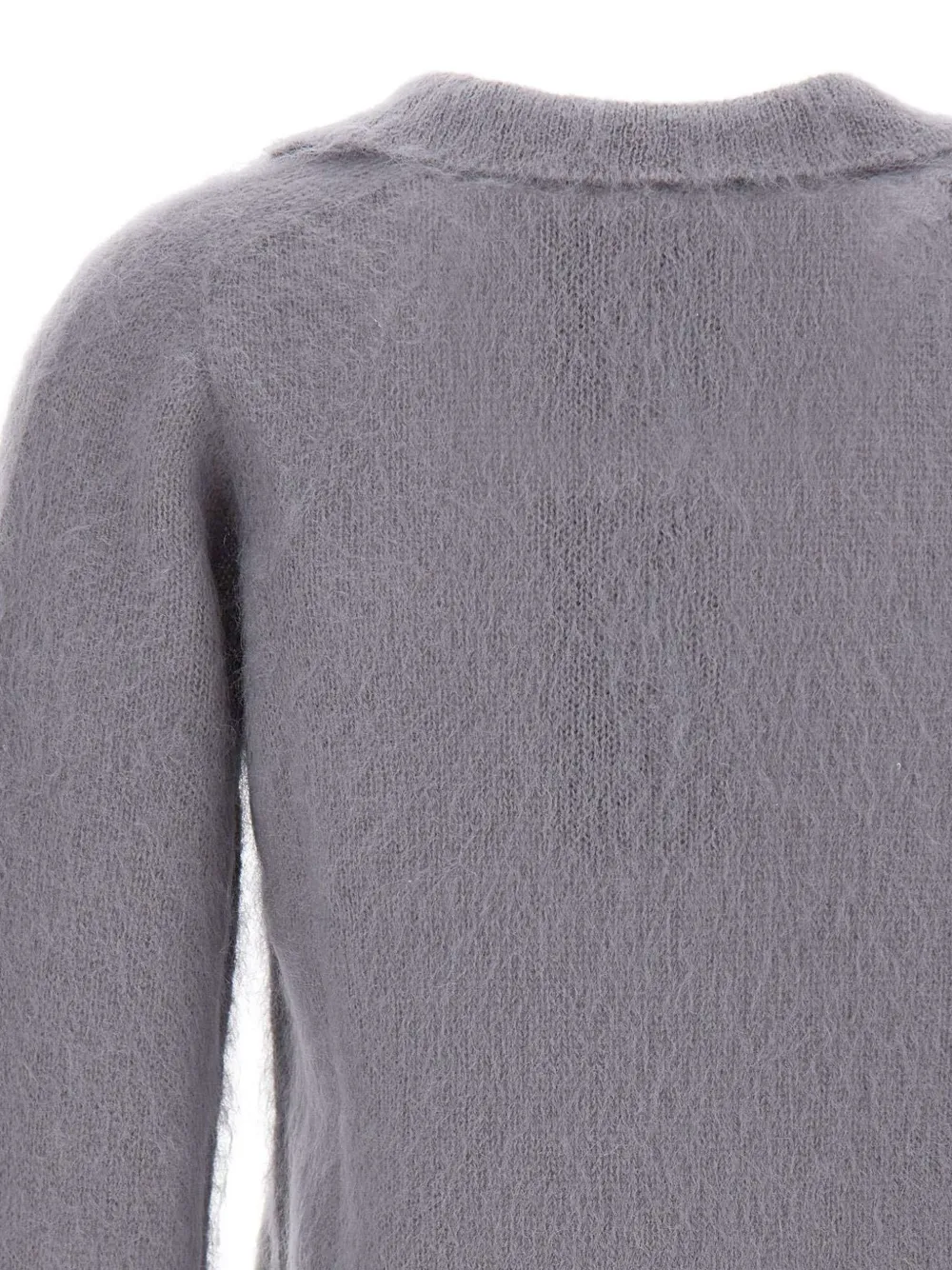 Max Mara V-neck long-sleeve sweater Grijs