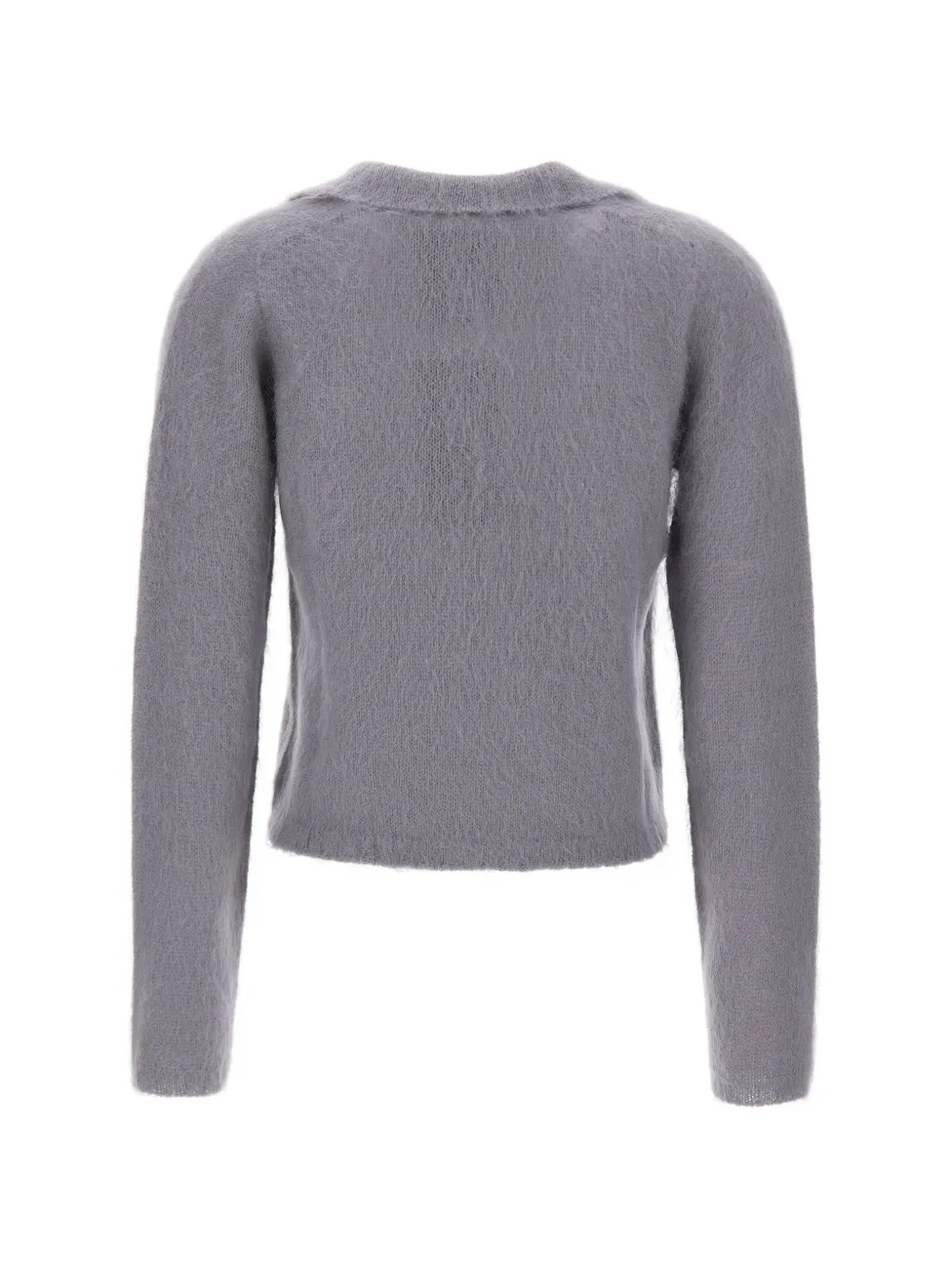 Max Mara V-neck long-sleeve sweater Grijs