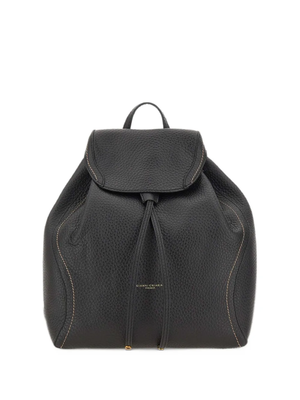 GIANNI CHIARINI medium Violette grained bovine leather backpack - Nero