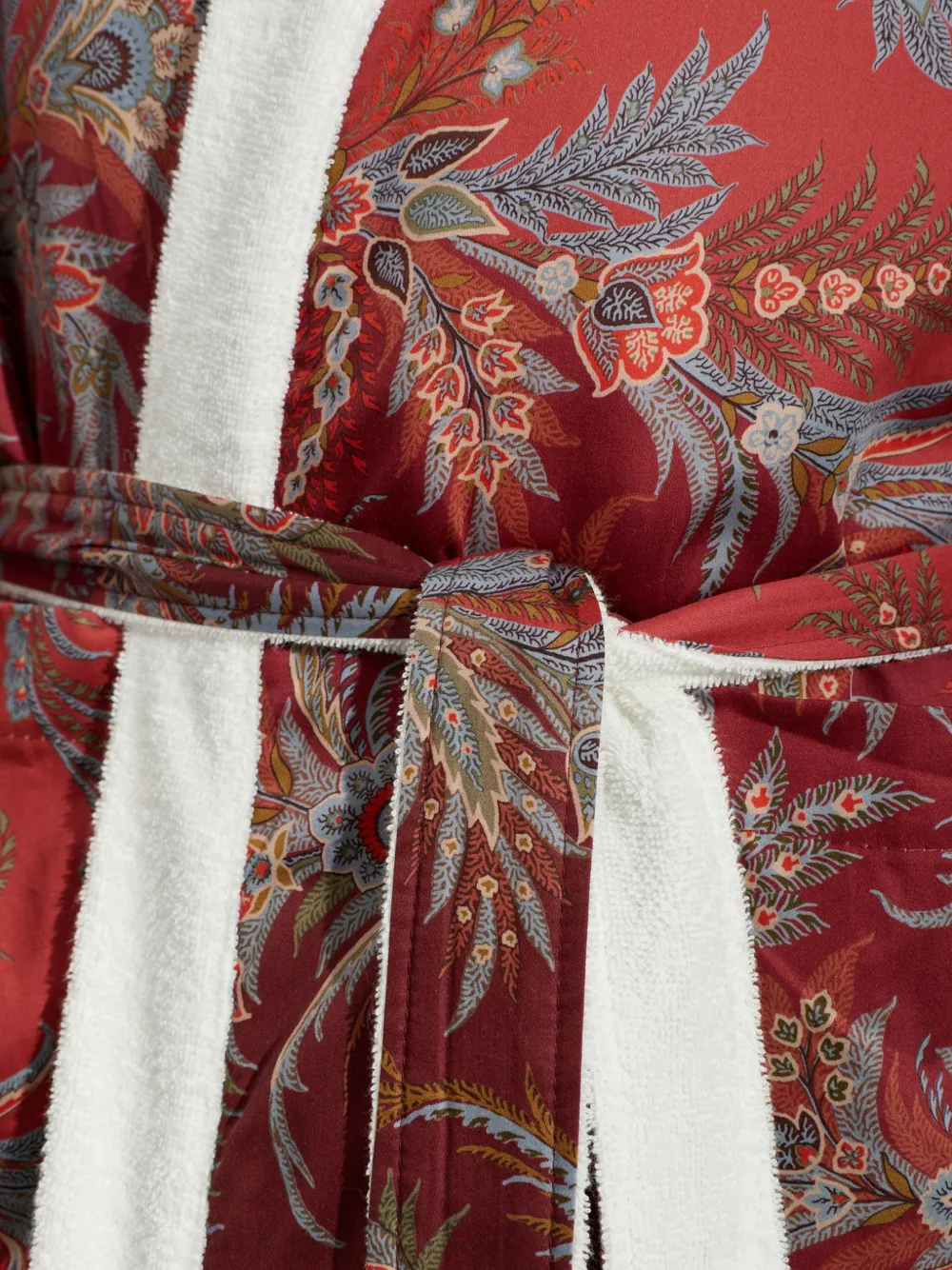 ETRO Badjas met paisley-print Rood