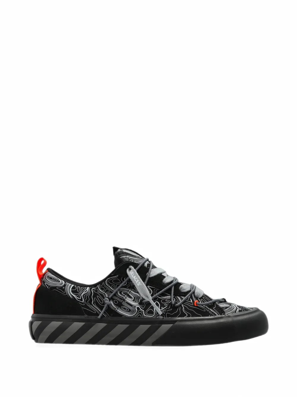 L/ab c/o Off-White 테이프 벌커나이즈드 스니커즈 | 블랙 | Image 1