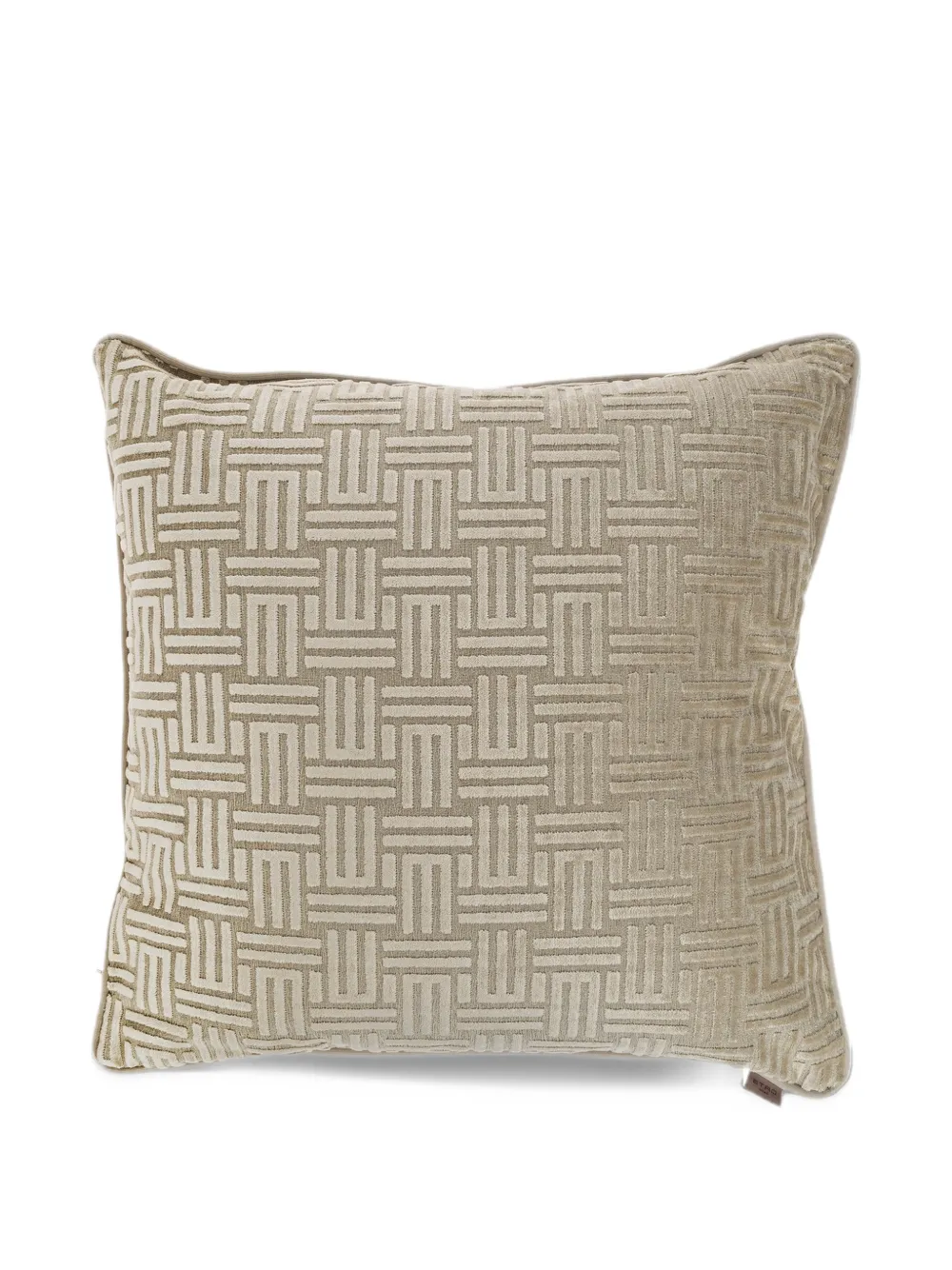 ETRO HOME モノグラム ジャカードクッション | ニュートラル | Image 1